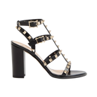 Valentino Rockstud Ankle Strap Sandal 90mm Black