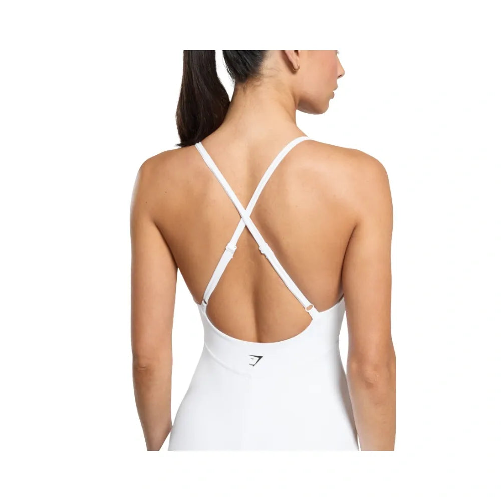 Gymshark Strappy 2-in-1 Dress White