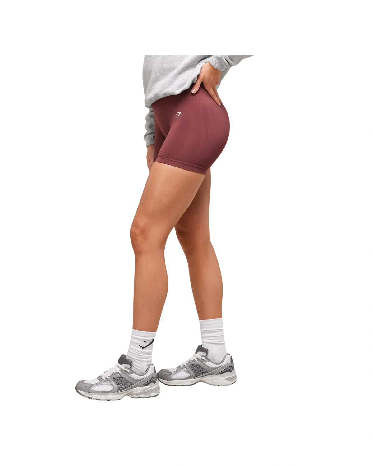 Gymshark Everyday Seamless Shorts Burgundy Brown