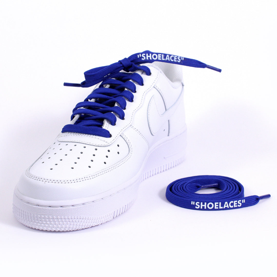 Royal Blue Off-White Style "SHOELACES"