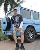 DOUBLE LAYERED TARGET TEE Fearlessundereverything