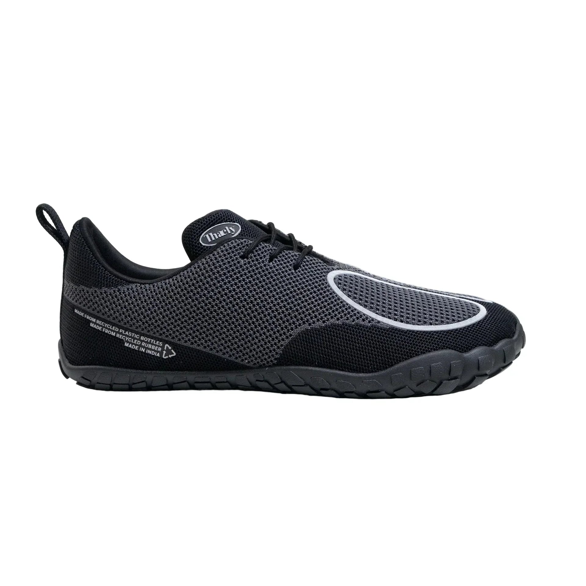 Tech Tabi Carbon Grey Barefoot Runner
