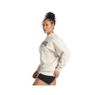Gymshark Lifting Essentials Graphic Brushed Oversized Sweatshirt Oat White