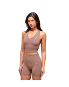 Gymshark Everyday Seamless Crop Tank Chestnut Pink