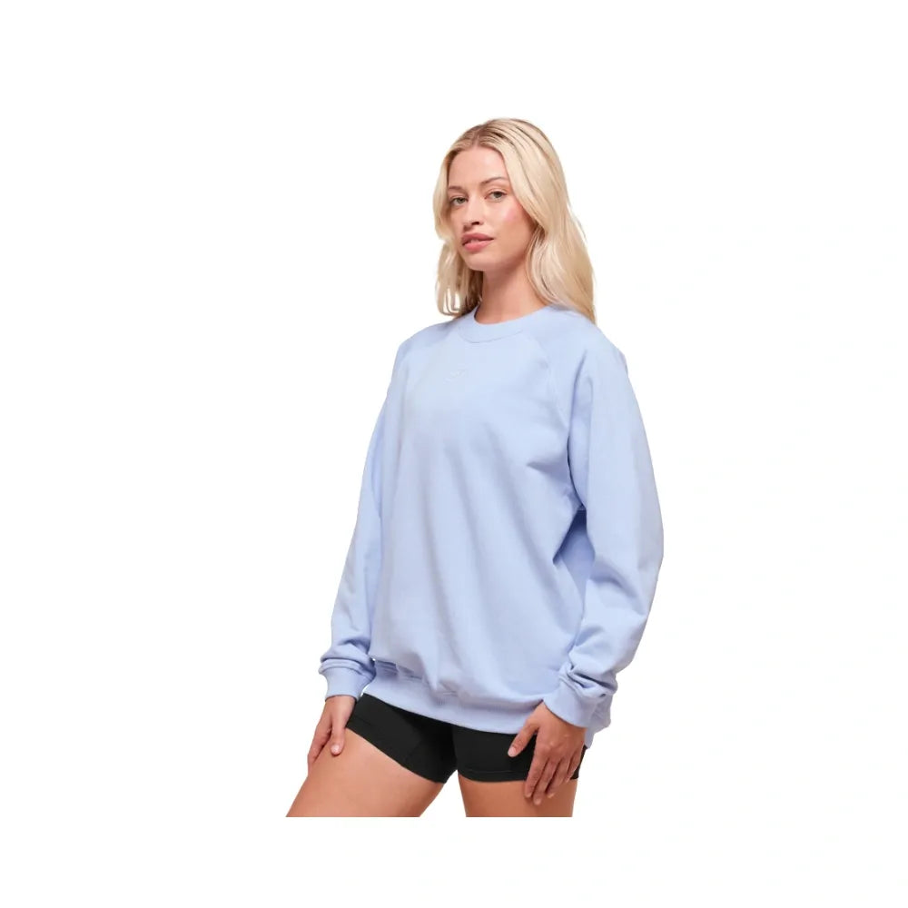 Gymshark Training Oversized Fleece Sweatshirt Peri Blue