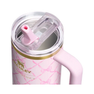 Stanley 1913 x LoveShackFancy Holiday The Quencher Details ProTour Tumbler Set 2-pack Baby Bow Pink Peppermint