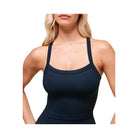 Gymshark Everyday Seamless Ribbed Midi Top Navy