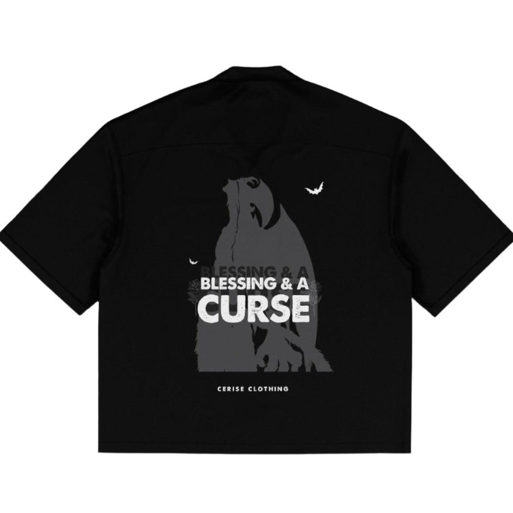 BLESSING AND A CURSE BOWLING SHIRT