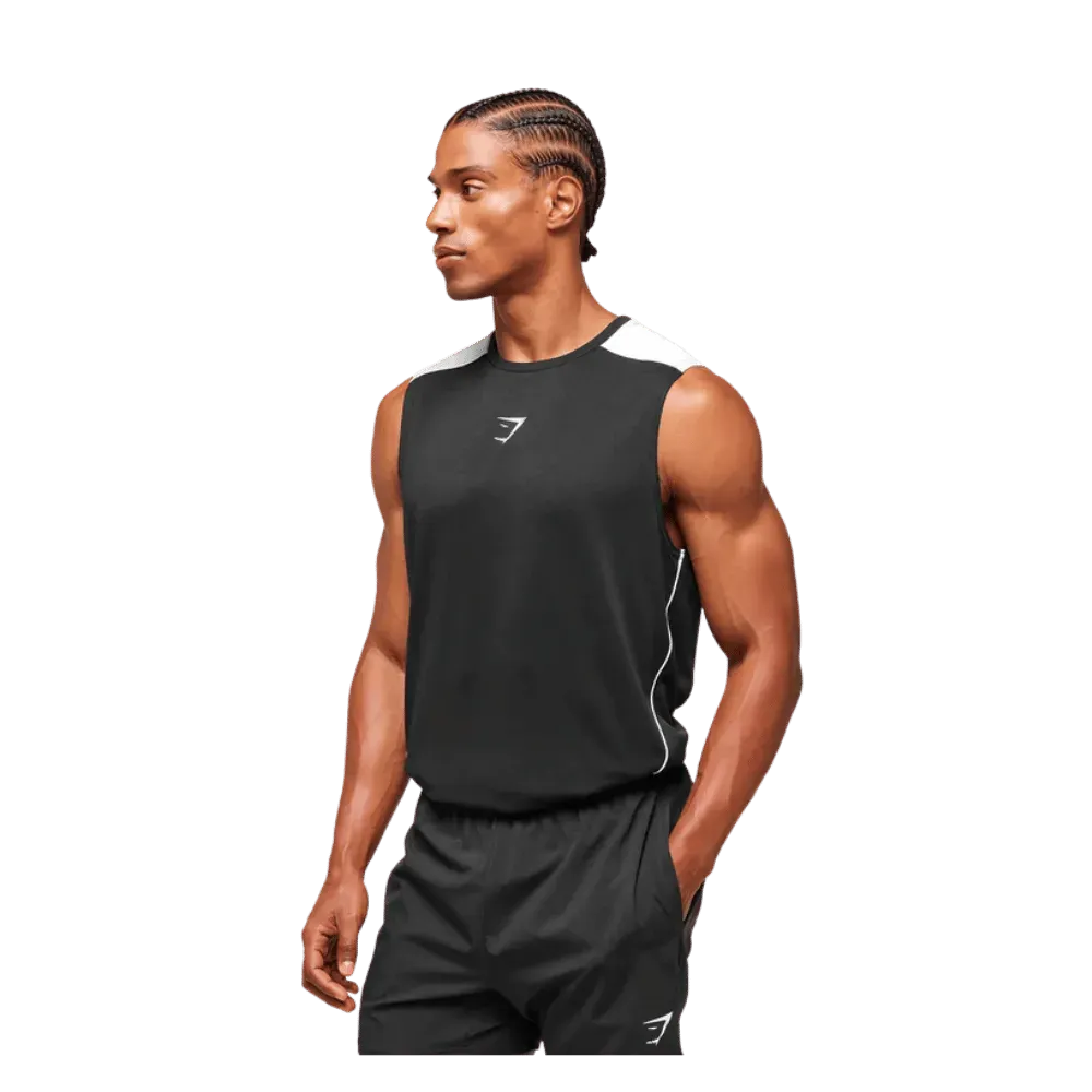 Gymshark Arrival Block Tank Regular Fit Black