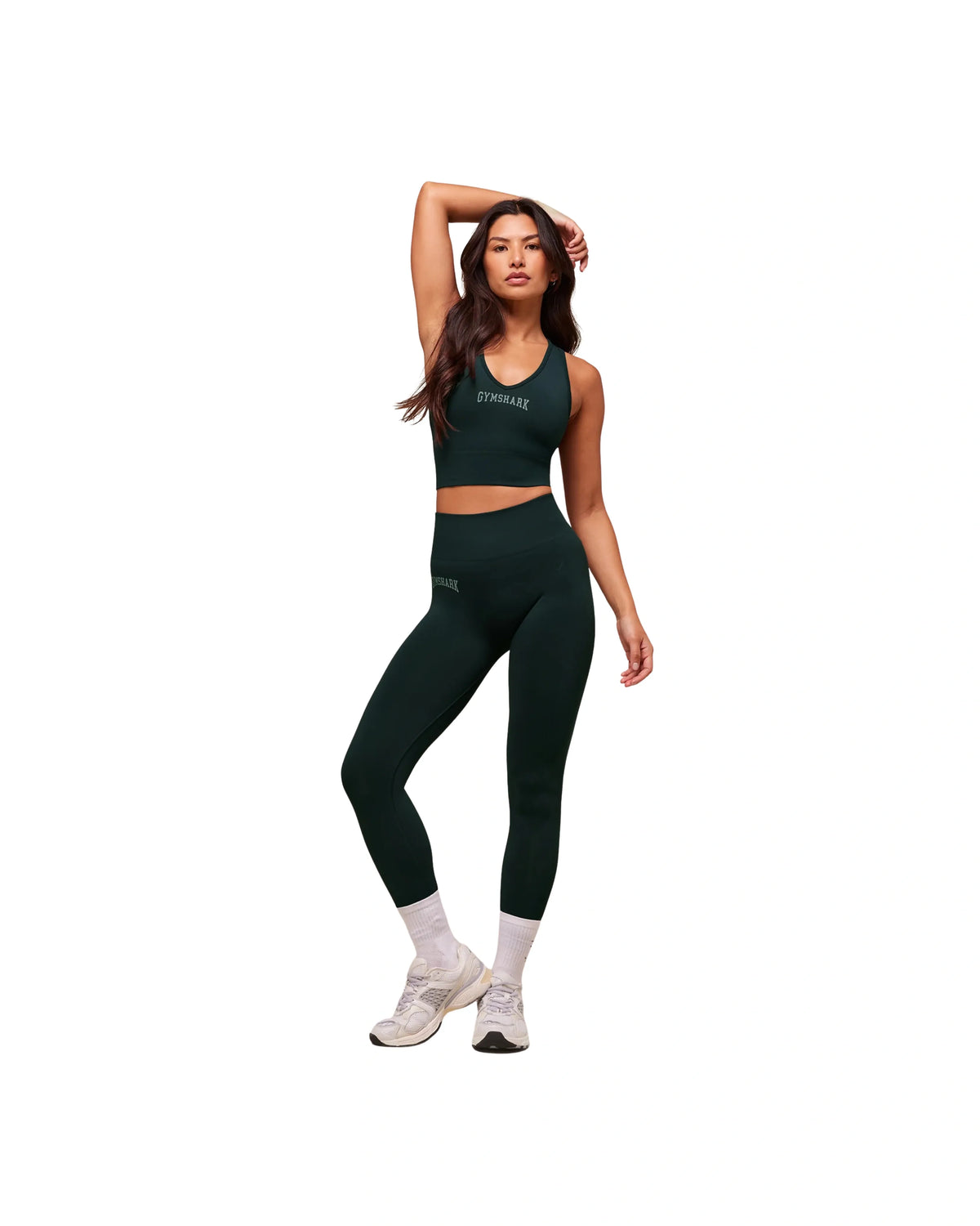 Gymshark Everyday Seamless Graphic Leggings Darkest Teal