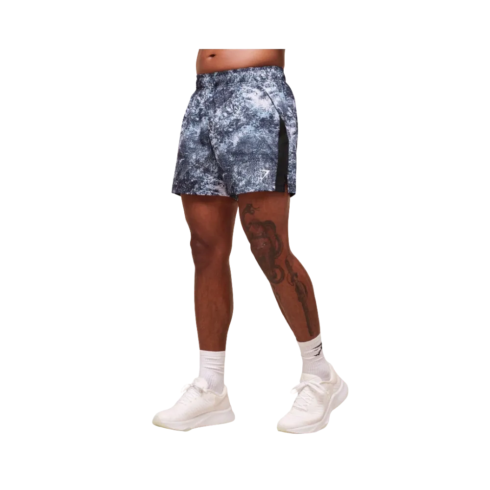 Gymshark Sport 5" Shorts Smoke Blue Black