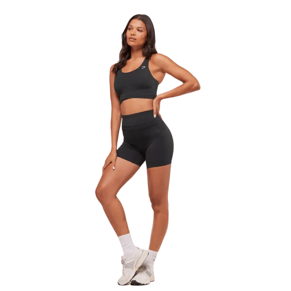 Gymshark Cross Over Sports Bra Black