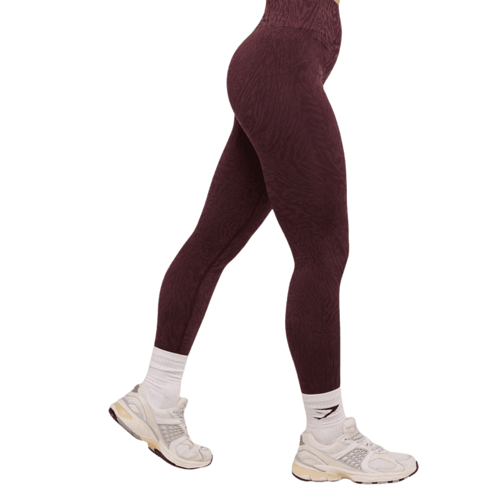 Gymshark Adapt Animal Seamless Leggings Cherry Purple/Reset Pink