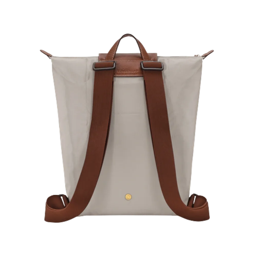 Longchamp Le Pliage Original M Backpack Pebble - Recycled canvas