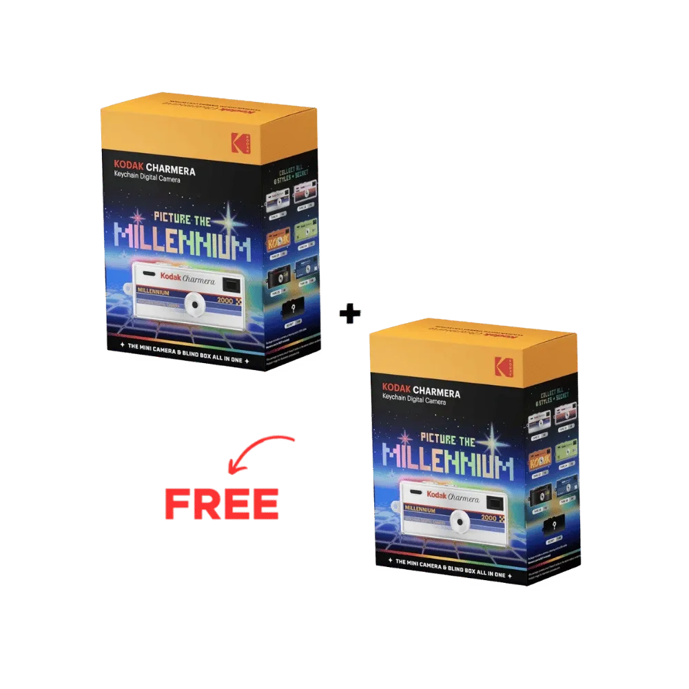 BUY 1 GET 1 FREE - Kodak Charmera Keychain Digital Camera Blind Box Collection - Millenium
