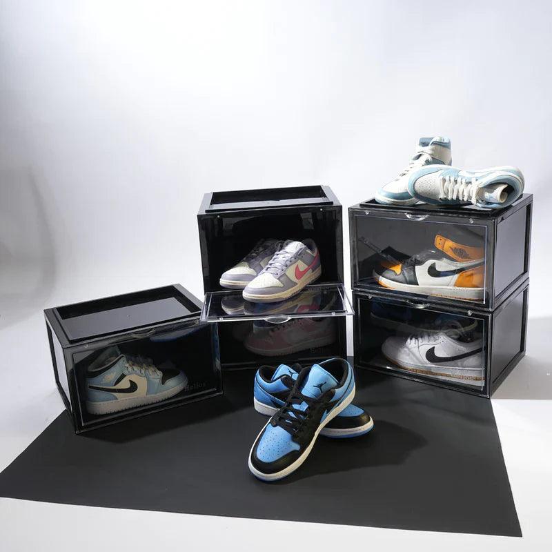 Black sneaker storage box sale