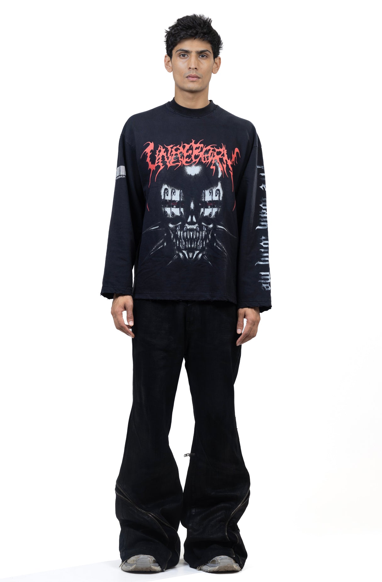 Hellraiser Full Sleeve - Faded Black