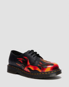 Dr Martens 1461 Flame - Black+Vibrant Red+Dms Yellow