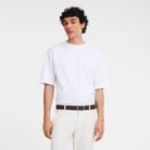 Longchamp Le Foulonné Men's belt Mocha/Black