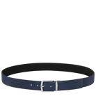 Longchamp Le Foulonné Men's belt Navy/Black