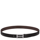 Longchamp Delta Box Men's belt Black/Mocha