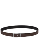 Longchamp Delta Box Men's belt Black/Mocha