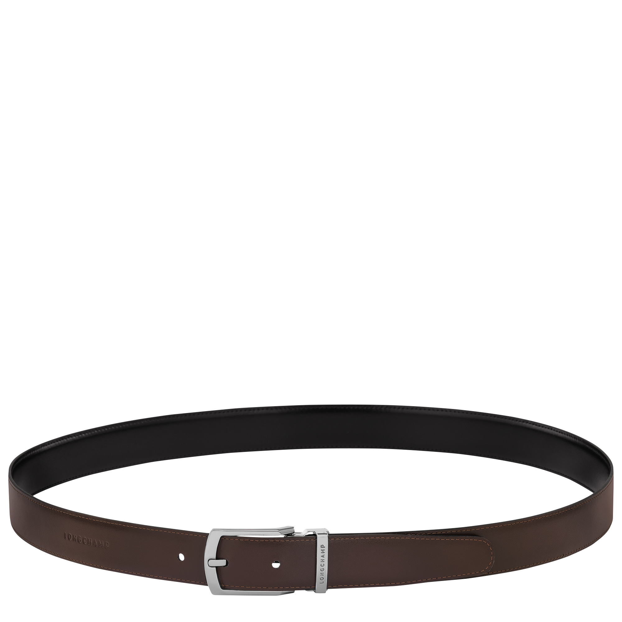 Longchamp Delta Box Men's belt Black/Mocha
