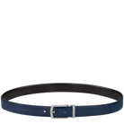 Longchamp Delta Box Men's belt Black/Navy