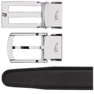 Longchamp Delta Box Men's belt Black/Navy