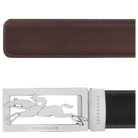 Longchamp Delta Box Men's belt Black/Mocha
