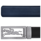 Longchamp Delta Box Men's belt Black/Navy