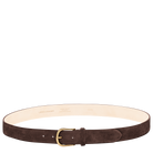 Longchamp French Charm Men's belt Mocha