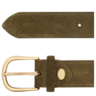 Longchamp French Charm Men's belt Olive
