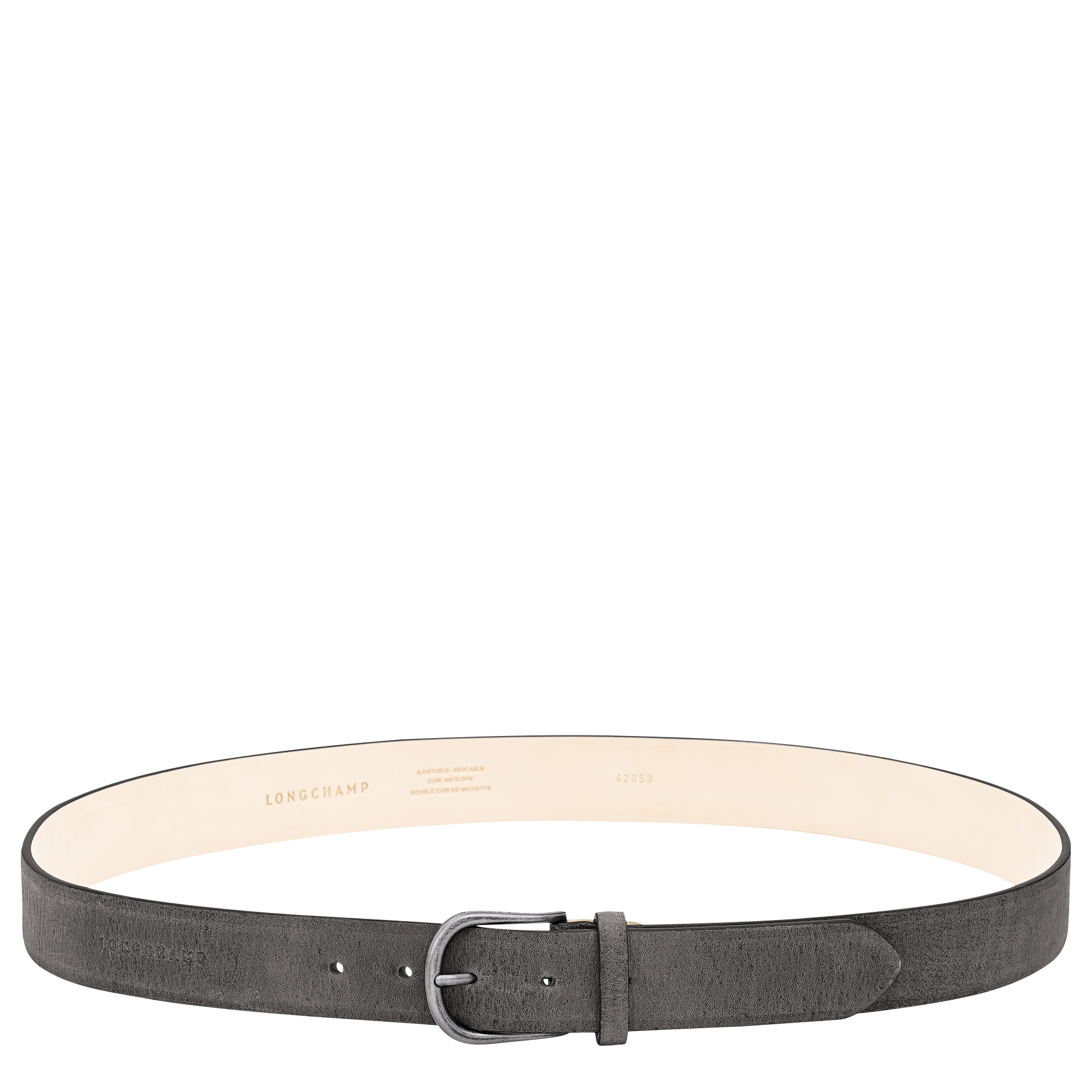 Longchamp Men's belt Graphite