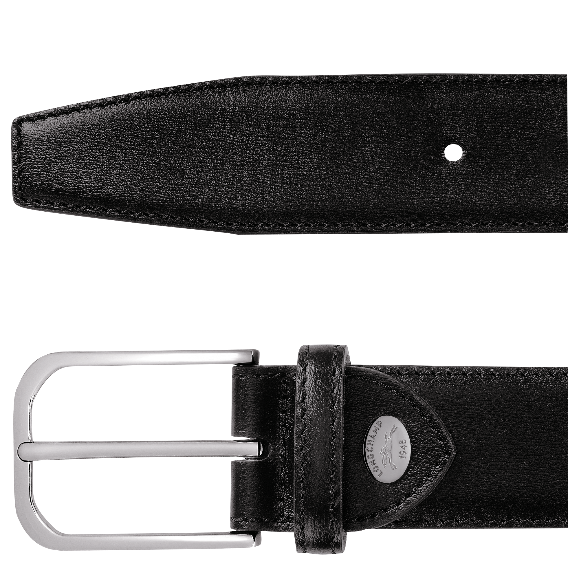 Longchamp Longchamp Business Men's belt Black