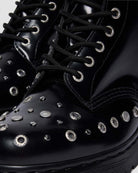 Dr Martens Studded Buttero Leather Boots - Black Buttero