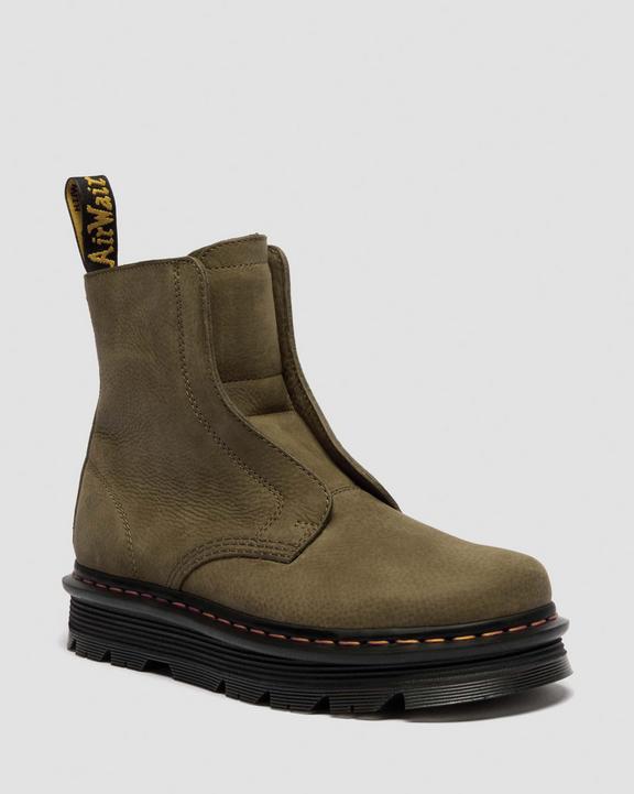 Dr Martens Zebzag Laceless - Dms Olive