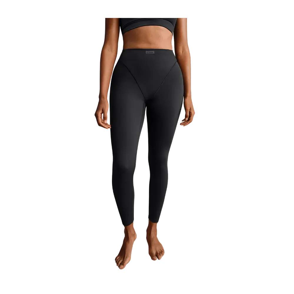Nike X Skims Matte Women's High-Waisted V-Line 26" Leggings Obsidian
