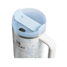 Stanley 1913 x LoveShackFancy Holiday Quencher H2.0 FlowState Tumbler (40OZ) Coquette Bow Winter Ice