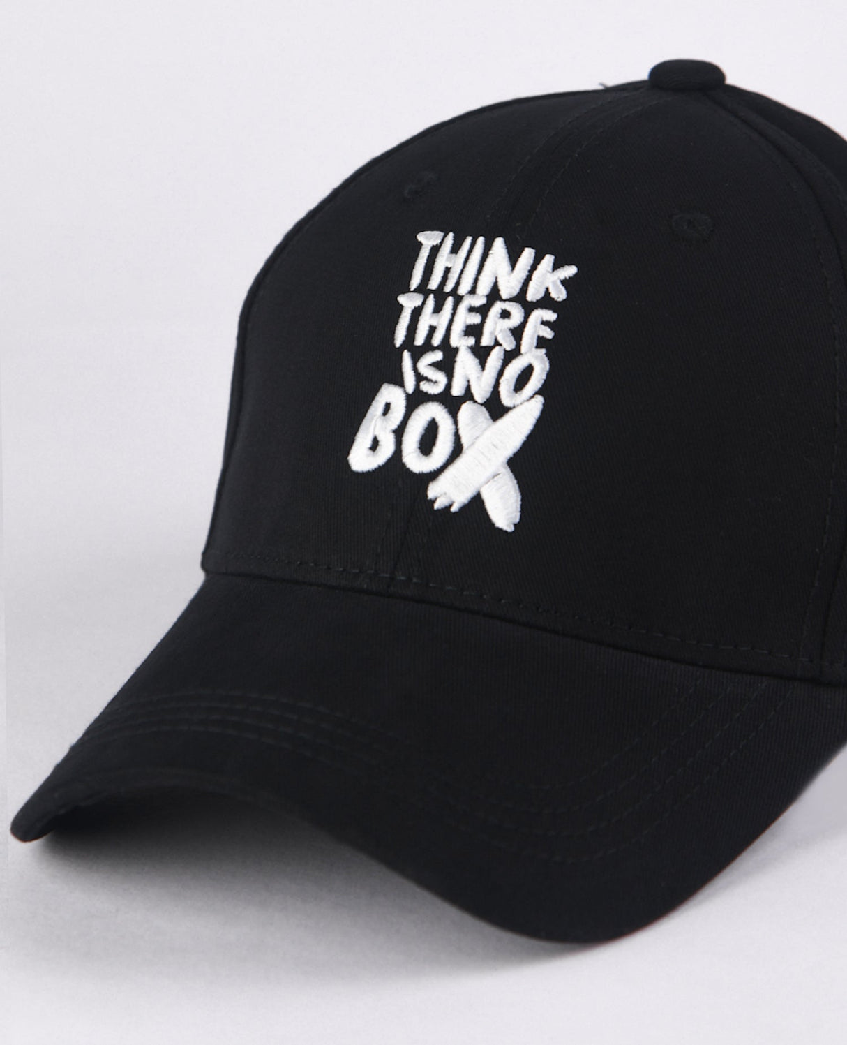 No Box // Black Baseball Cap