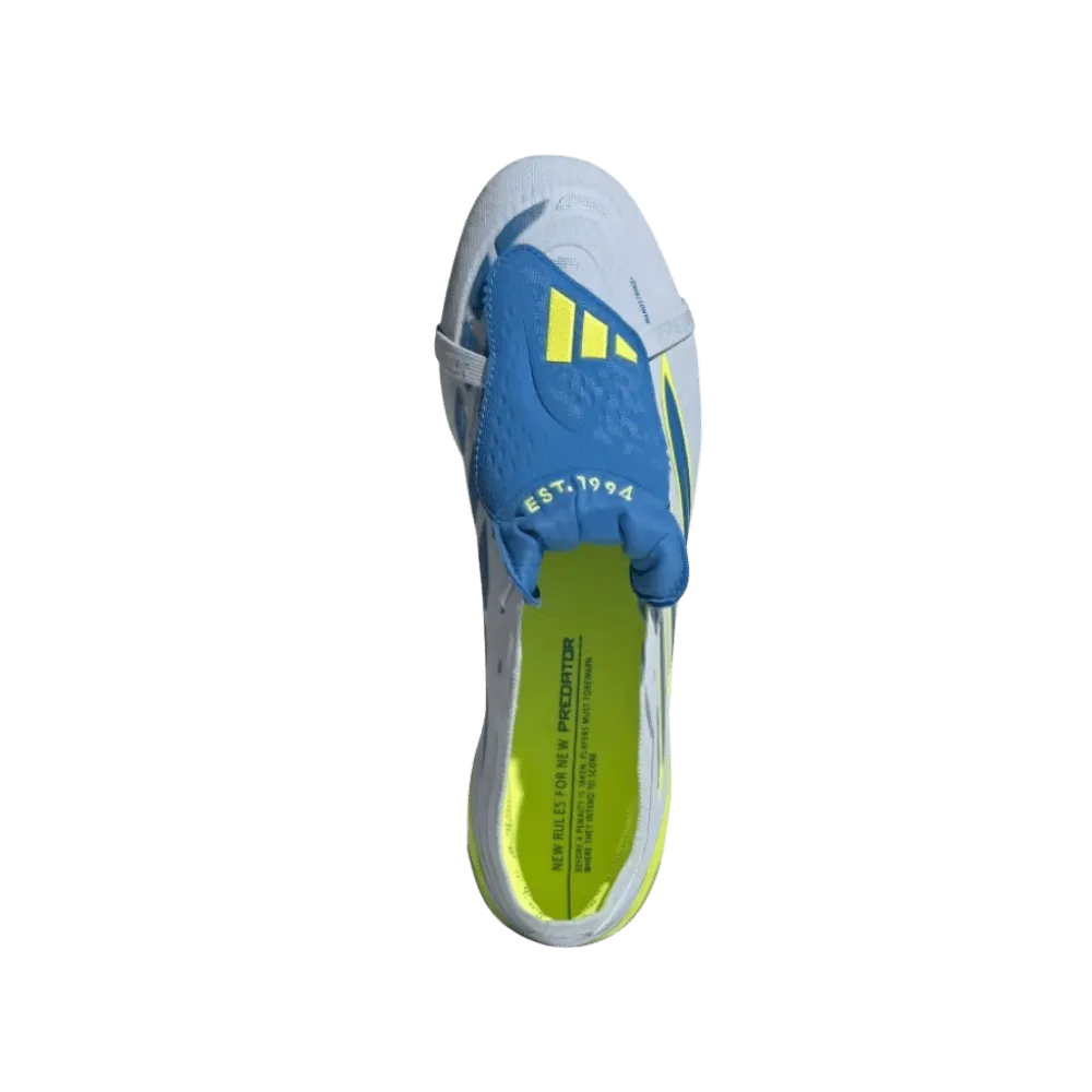 Adidas Predator Elite Fold-Over Tongue Soft Ground Soccer Cleats Crystal Sky