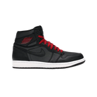Nike Jordan 1 Retro High Black Satin Gym Red