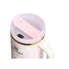 Stanley 1913 x LoveShackFancy Holiday Quencher H2.0 FlowState Tumbler (40OZ) Coquette Bow Chantilly