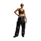 Nike X Skims Matte Women's V-Neck Long-Line Bra OBSIDIAN
