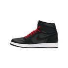 Nike Jordan 1 Retro High Black Satin Gym Red