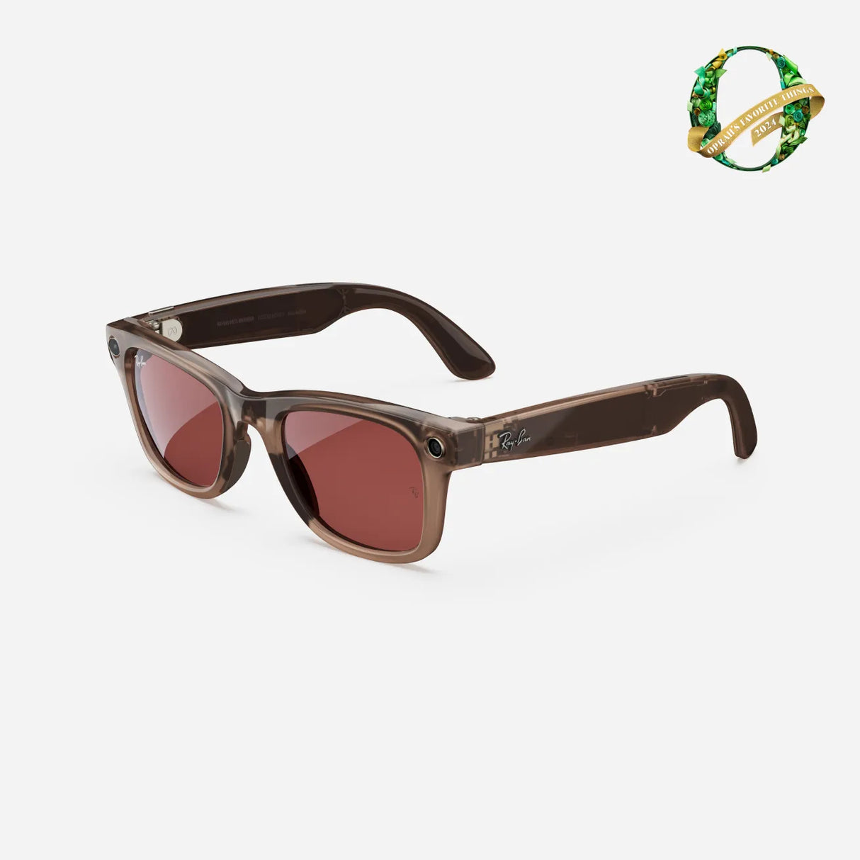 Ray-Ban Meta Wayfarer 'Shiny Warm Stone Transition'