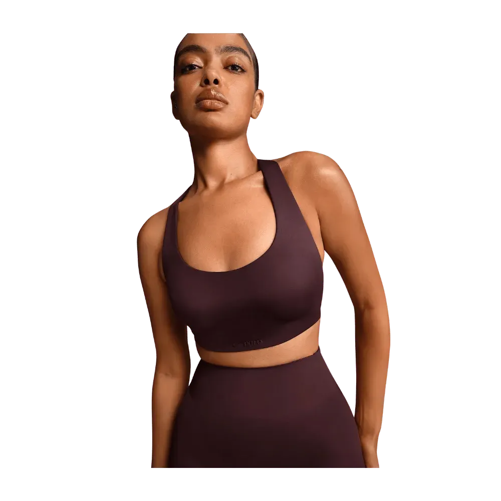 Nike X Skims Shine Women's Racerback Bra CURRANT