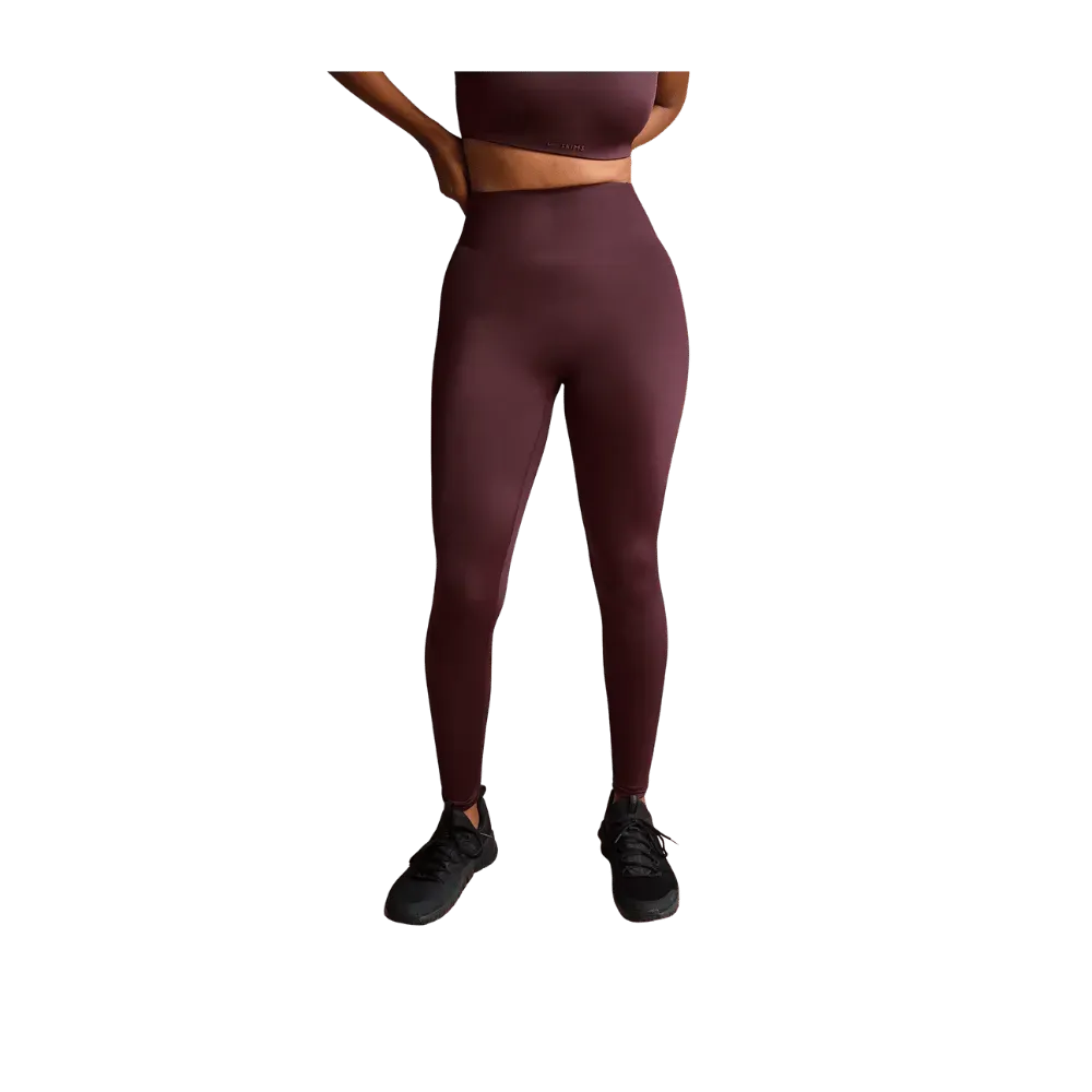 Nike x Skims Shine Women's High-Waisted Bonded 26" Leggings CURRANT