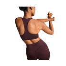 Nike X Skims Shine Women's Racerback Bra CURRANT