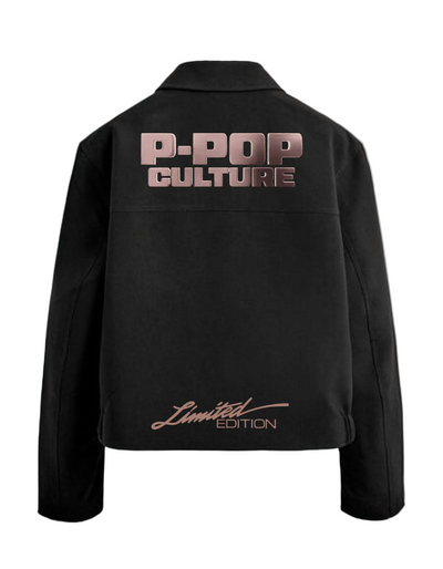 P-POP CULTURE FAUX JACKET